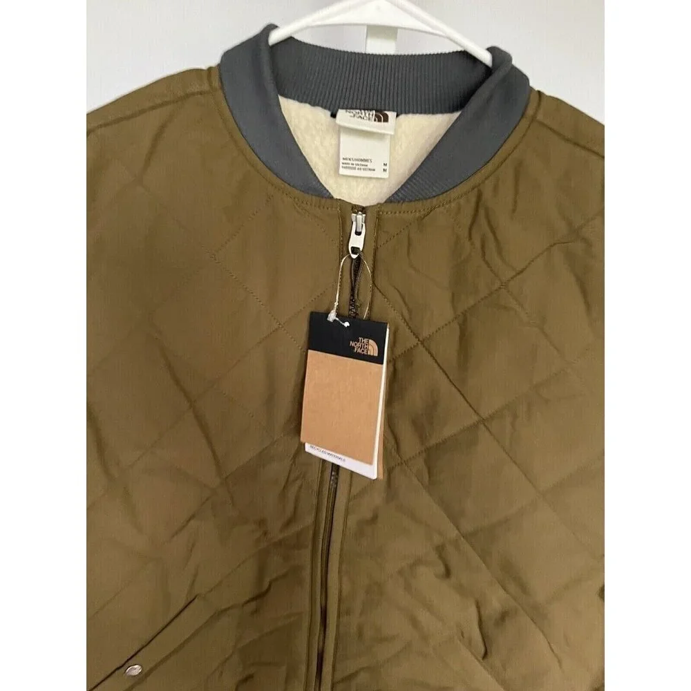 the North Face Cuchillo Insulated Zip Vest New with Tags M Medium Military Olive - Picture 2 of 6